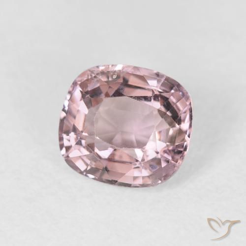 Espinela Rosa natural de 1.17 ct, Forma Cojín, VS