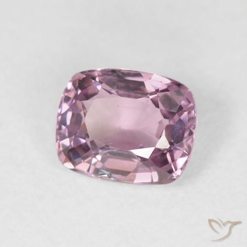 Espinela Púrpura claro natural de 1.13 ct, Forma Cojín, VS