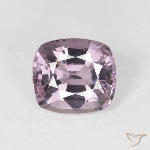 1.23ct Natural Púrpura claro Espinela, Forma Cojín, VS