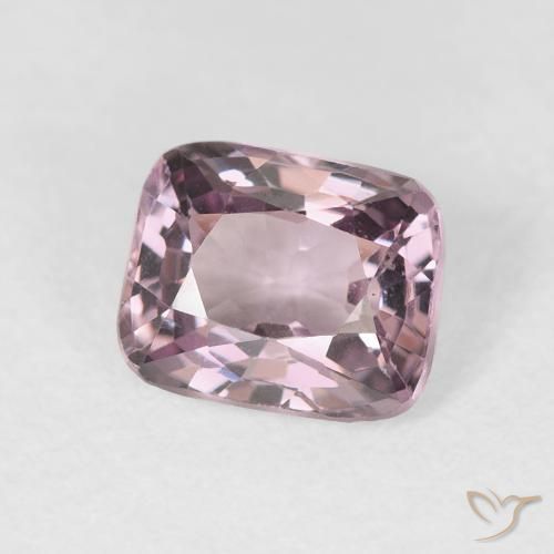 Espinela Púrpura claro natural de 1.19 ct, Forma Cojín, VS