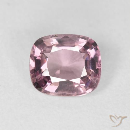 1.27ct Natural Púrpura claro Espinela, Forma Cojín, VS