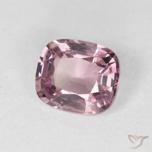Espinela Púrpura claro natural de 1.27 ct, Forma Cojín, VS
