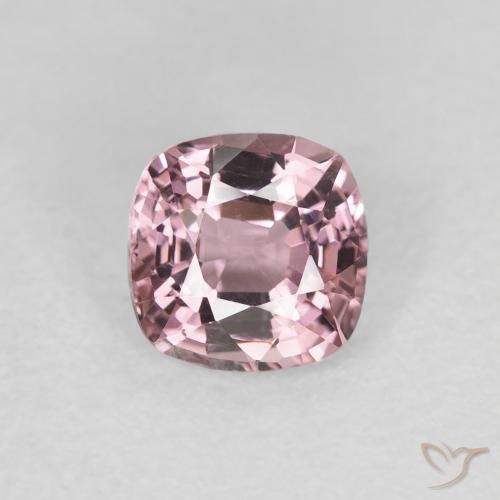 1.10ct Natural Púrpura claro espinela, Forma Cojín, VS