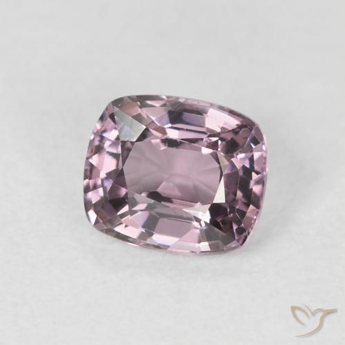 Espinela Púrpura rosado natural de 1.29 ct, Forma Cojín, VS