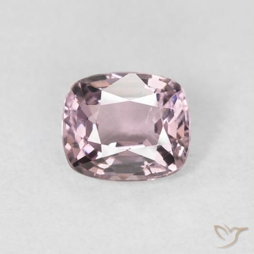 1.00ct Natural Púrpura rosado Espinela, Forma Cojín, VS