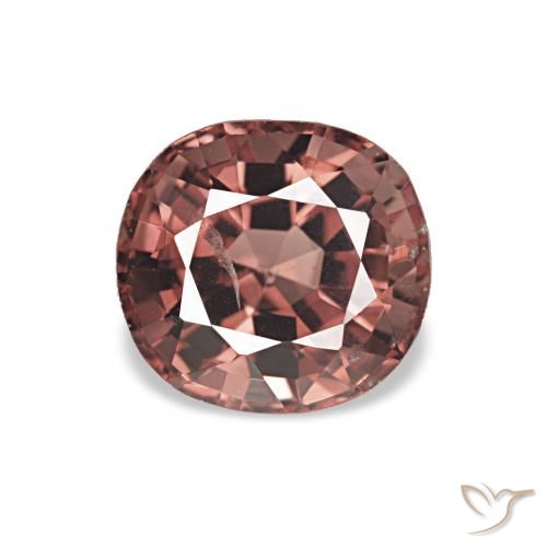 1.05ct Rojo oscuro Espinela, Forma Cojín, VS