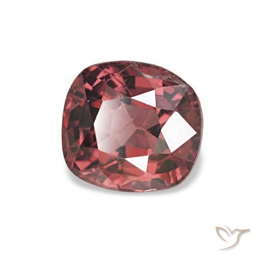 Espinela Rojo oscuro natural de 1.20 ct, Forma Cojín, VS