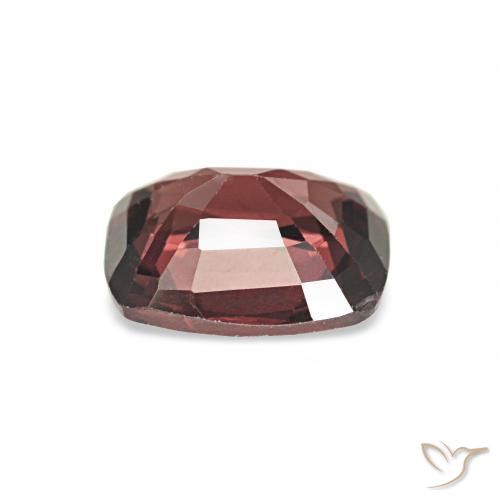 Espinela Rojo oscuro natural de 1.09 ct, Forma Cojín, VS