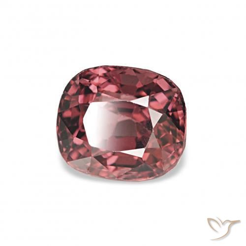 Espinela Tono rojo escarlata natural de 1.09 ct, Forma Cojín, VS