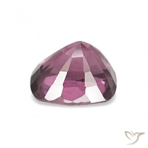 Espinela Púrpura baya natural de 1.23 ct, Forma Cojín, VVS-VS