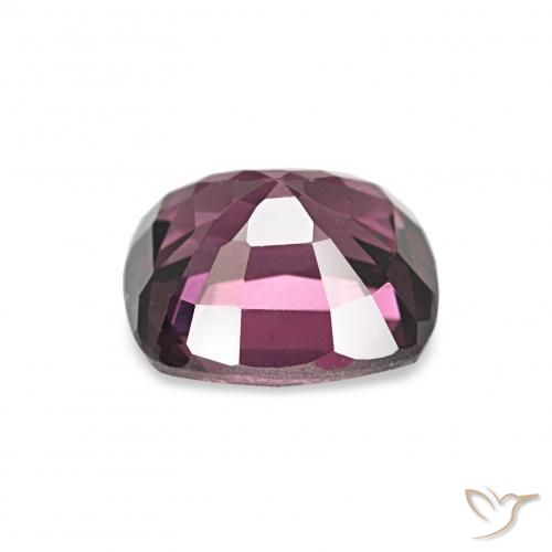 Espinela Púrpura oscuro natural de 1.17 ct, Forma Cojín, VVS-VS