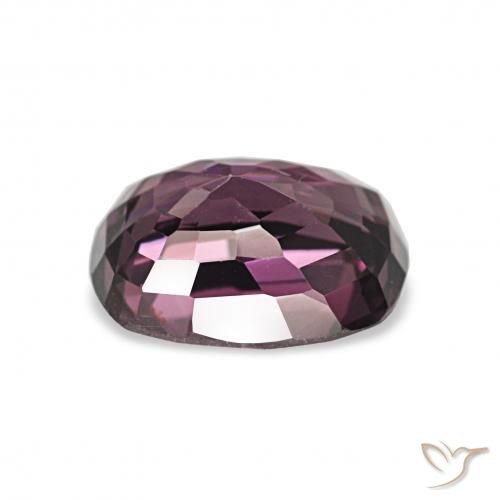 Espinela Púrpura medio natural de 1.43 ct, Forma Cojín, VVS-VS