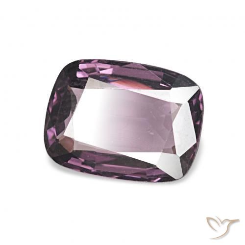 Espinela Púrpura Boysen natural de 1.35 ct, Forma Cojín, VVS-VS