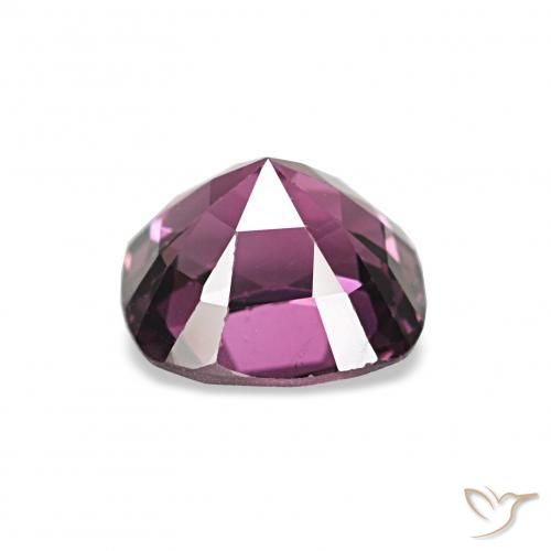 Espinela Púrpura rojizo natural de 1.12 ct, Forma Cojín, VVS-VS