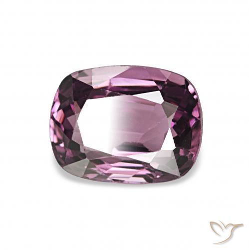 Espinela Púrpura Boysen natural de 1.03 ct, Forma Cojín, VVS-VS