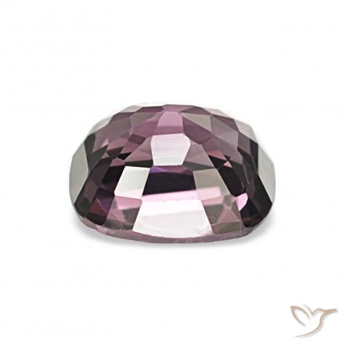 Espinela Púrpura medio natural de 1.24 ct, Forma Cojín, VVS