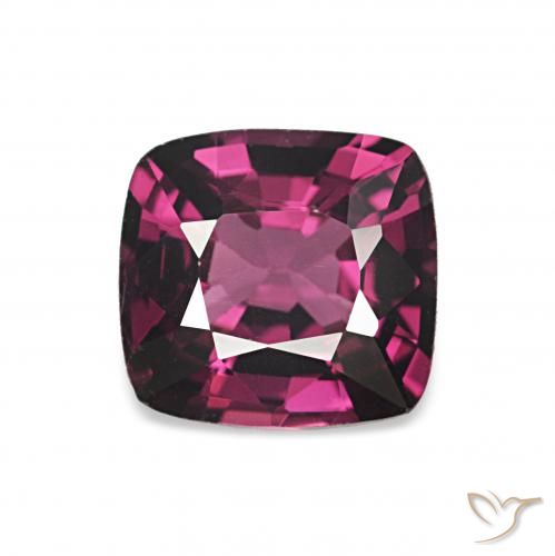 1.21ct Púrpura oscuro Espinela, Forma Cojín, VVS-VS