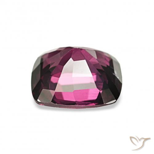 Espinela Púrpura oscuro natural de 1.21 ct, Forma Cojín, VVS-VS