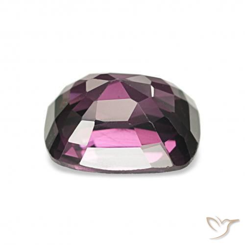 Espinela Púrpura oscuro natural de 1.69 ct, Forma Cojín, VVS