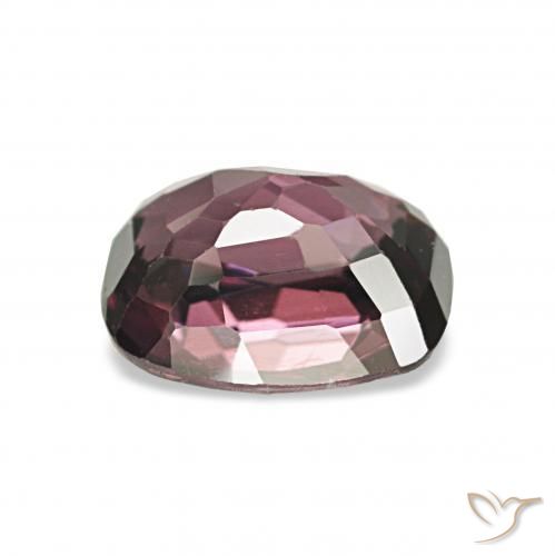 Espinela Púrpura oscuro natural de 1.28 ct, Forma Cojín, VVS