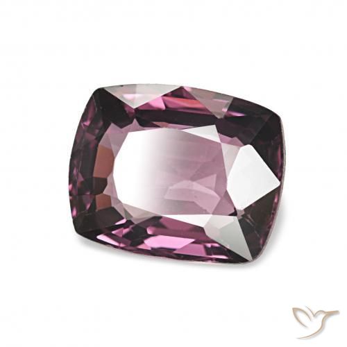 Espinela Púrpura oscuro natural de 1.51 ct, Forma Cojín, VVS
