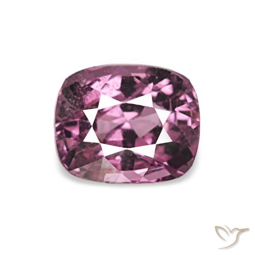 1.04ct Púrpura ciruela Espinela, Forma Cojín, VS