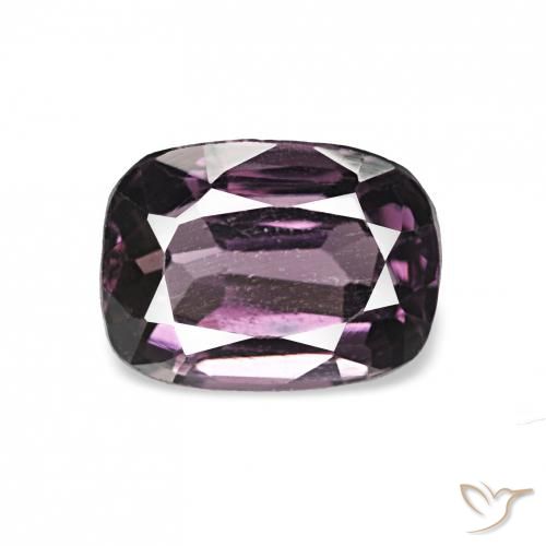 1.06ct Eggplant Purple Espinela, Forma Cojín, VS