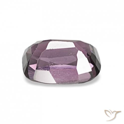 Espinela Eggplant Purple natural de 1.06 ct, Forma Cojín, VS