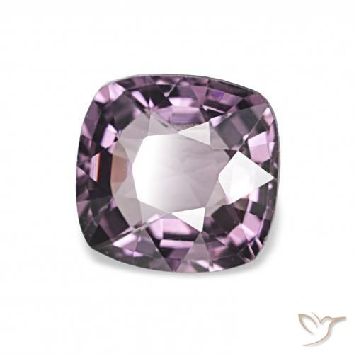 Espinela Púrpura negruzco natural de 1.01 ct, Forma Cojín, VS