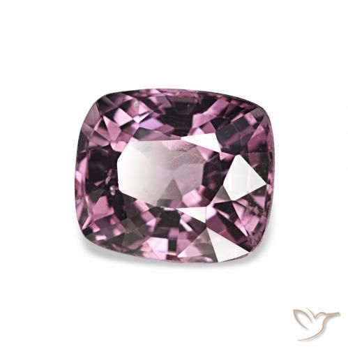 Espinela Medium Dark-Purple natural de 1.18 ct, Forma Cojín, VS