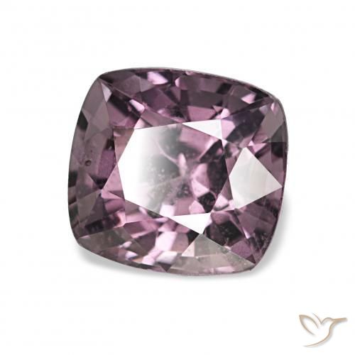 Espinela Tono malva intenso natural de 1.75 ct, Forma Cojín, VS