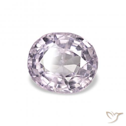 Espinela Violeta medio natural de 0.64 ct, Ovalada, VS