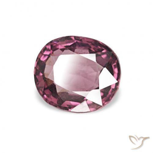 Espinela Púrpura medio natural de 0.55 ct, Forma Cojín, VVS-VS