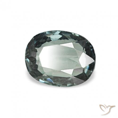 Espinela Blue-Green Silver natural de 0.58 ct, Forma Cojín, VVS-VS