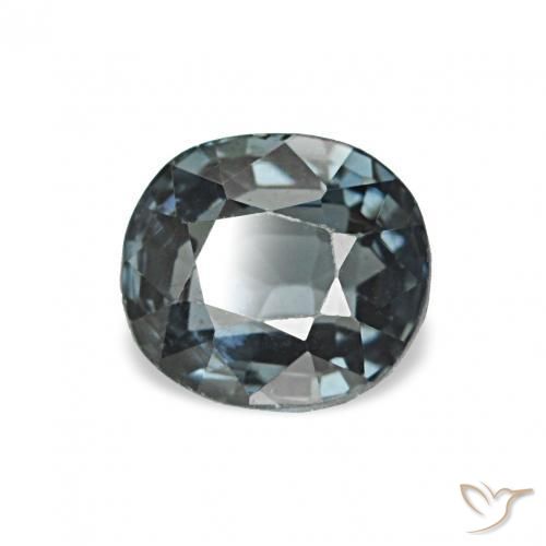 Espinela Gris oscuro natural de 0.71 ct, Forma Cojín, VVS-VS