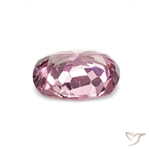 Espinela Rosado intenso natural de 0.64 ct, Forma Cojín, VS