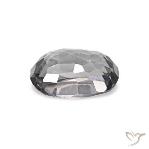Espinela Purplish Grey natural de 0.62 ct, Ovalada, VVS-VS