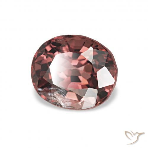 Espinela Rojo oscuro natural de 0.80 ct, Ovalada, VS-SI