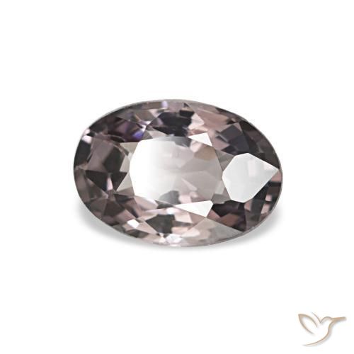 Espinela Light Greyish Purple natural de 0.57 ct, Ovalada, VVS-VS