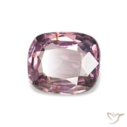 Espinela Púrpura medio natural de 0.70 ct, Forma Cojín, VVS-VS