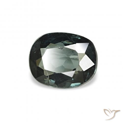 Espinela Verde medio natural de 0.63 ct, Forma Cojín, VVS-VS