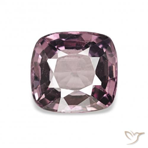 1.30ct Tono púrpura uva Espinela, Forma Cojín, VVS-VS