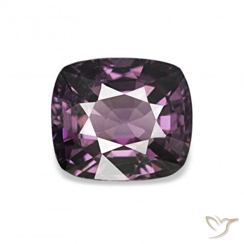 1.13ct Púrpura oscuro Espinela, Forma Cojín, VVS-VS