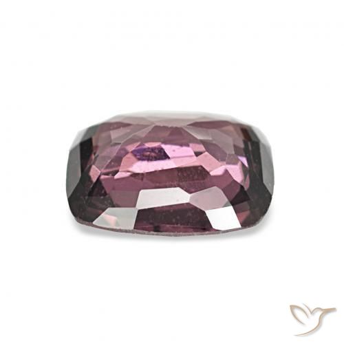 Espinela Púrpura oscuro natural de 1.24 ct, Forma Cojín, VS
