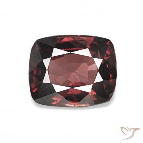 1.49ct Rojo vino Espinela, Forma Cojín, VVS-VS