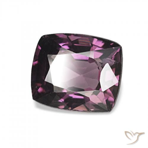 Espinela Púrpura oscuro natural de 1.82 ct, Forma Cojín, VVS-VS