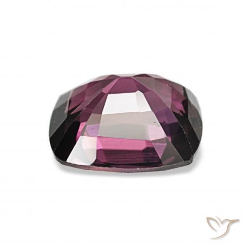 Espinela Rojo púrpura intenso natural de 1.90 ct, Forma Cojín, VS