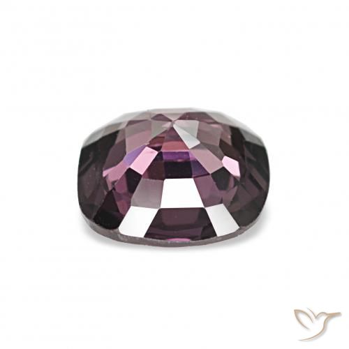 Espinela Púrpura medio natural de 1.06 ct, Forma Cojín, VVS