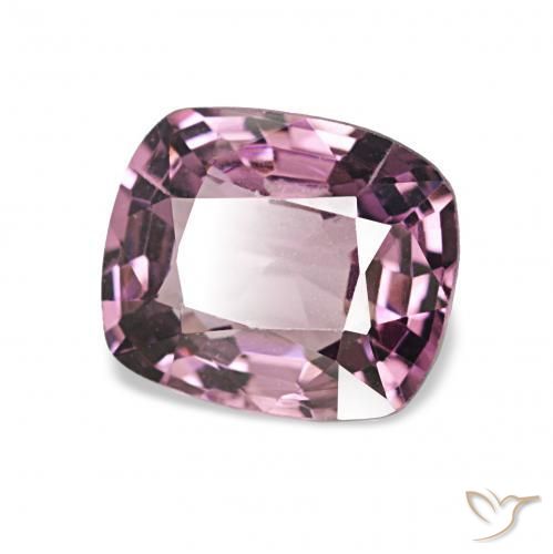 Espinela Púrpura medio natural de 1.38 ct, Forma Cojín, VVS