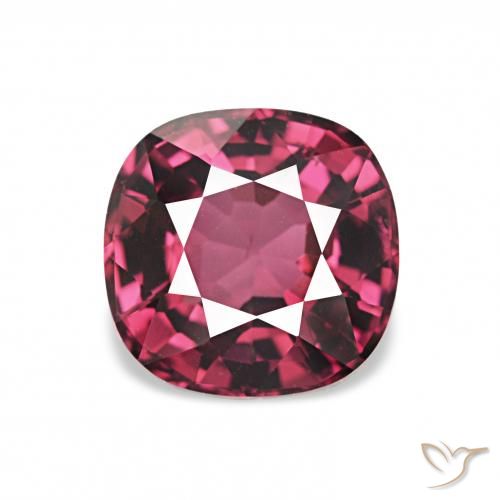 1.31ct Púrpura baya Espinela, Forma Cojín, VVS